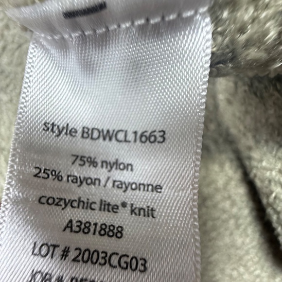 Barefoot Dreams CozyChic Lite Half Zip Pull-Over Sweater, Soft, 3X, Green, Cozy - Picture 10 of 11